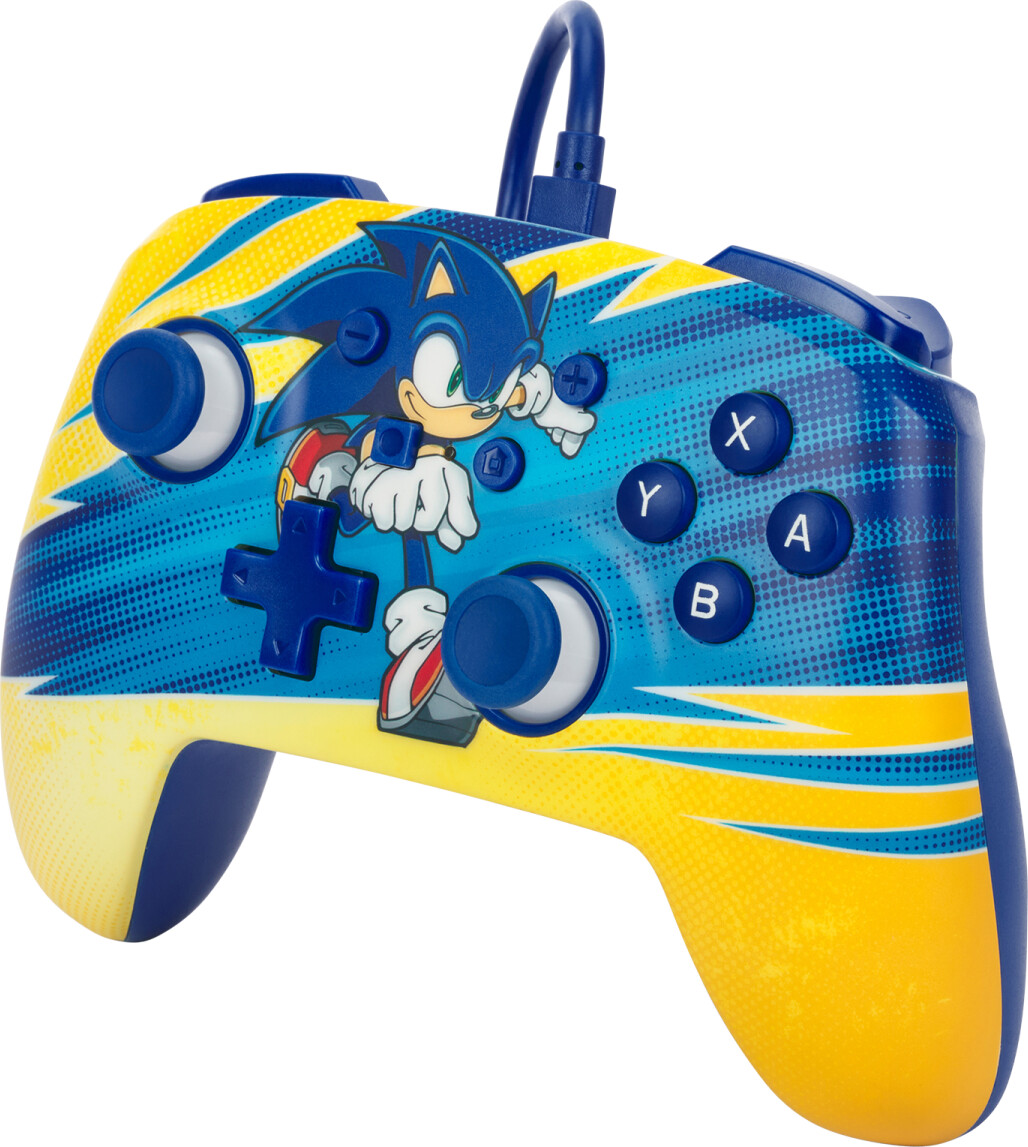 Se Powera Enhanced Wired Controller For Nintendo Switch - Sonic Boost hos Gucca.dk