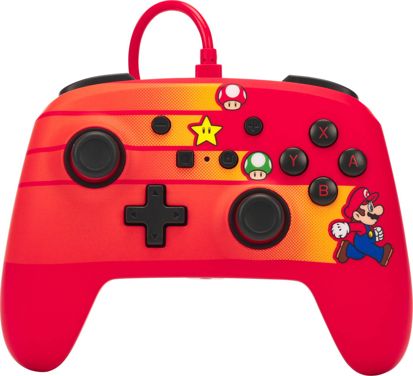 Se Powera Enhanced Wired Controller For Nintendo Switch - Speedster Mario hos Gucca.dk