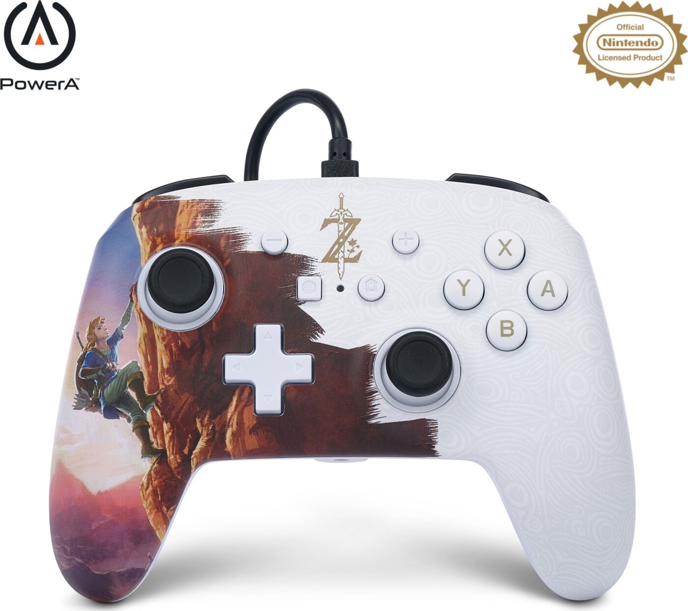 Se Powera Enhanced Wired Controller - Nintendo Switch - Rise Of The Hero hos Gucca.dk