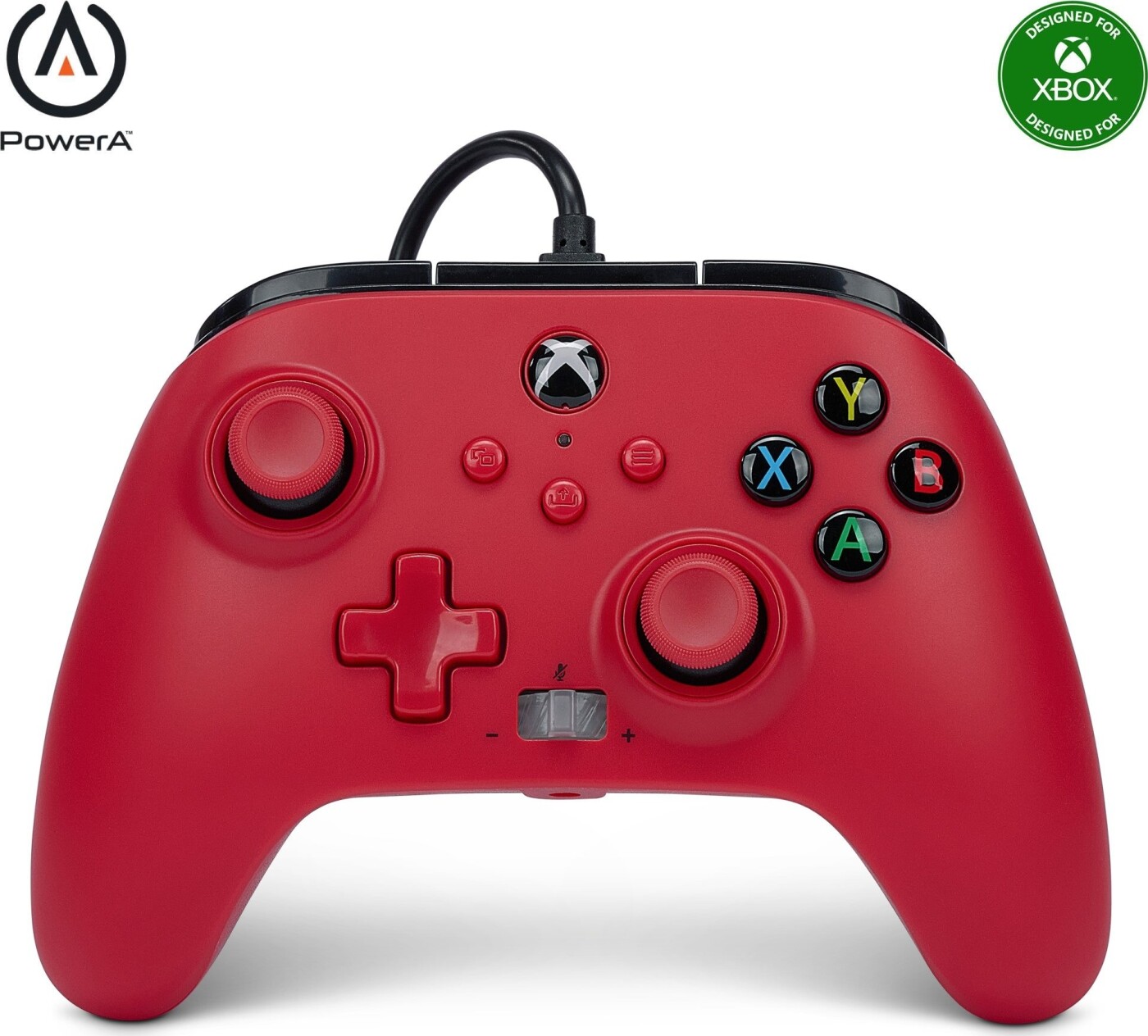 Se Powera Enhanced Wired Controller - Xbox Series X/s - Artisan Red hos Gucca.dk