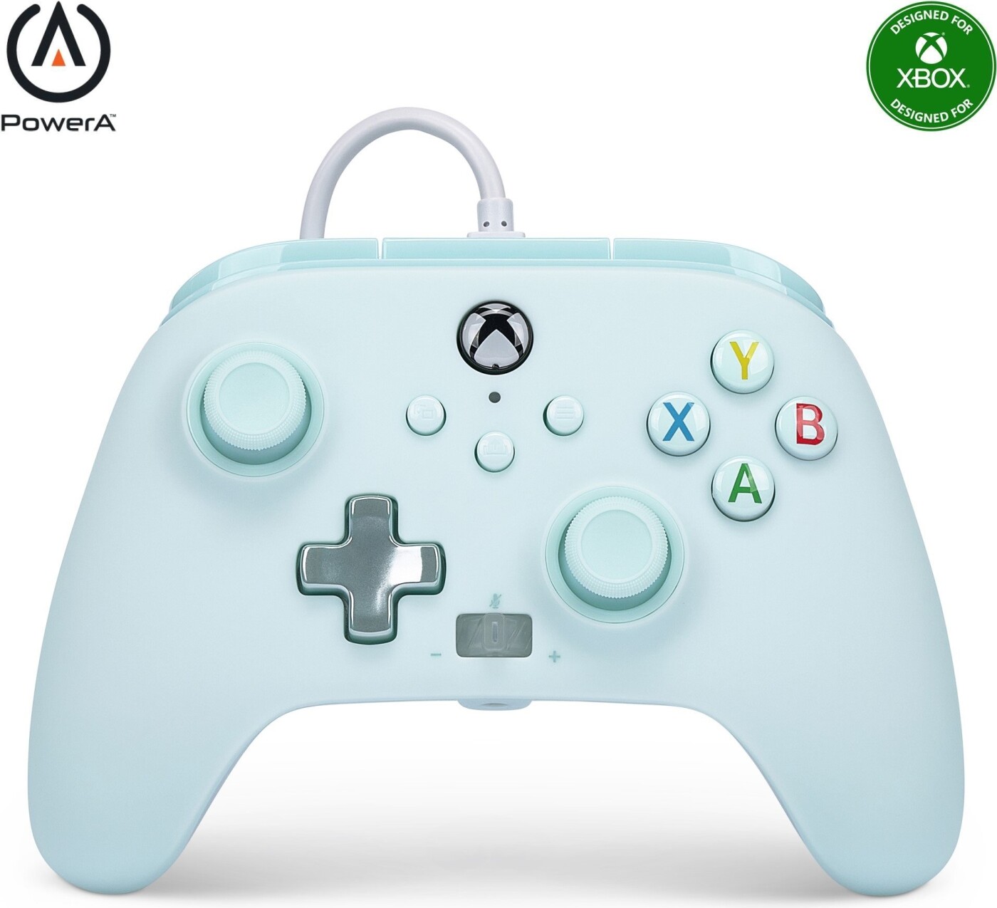 Billede af Powera Enhanced Wired Controller - Xbox Series X/s - Cotton Candy Blue