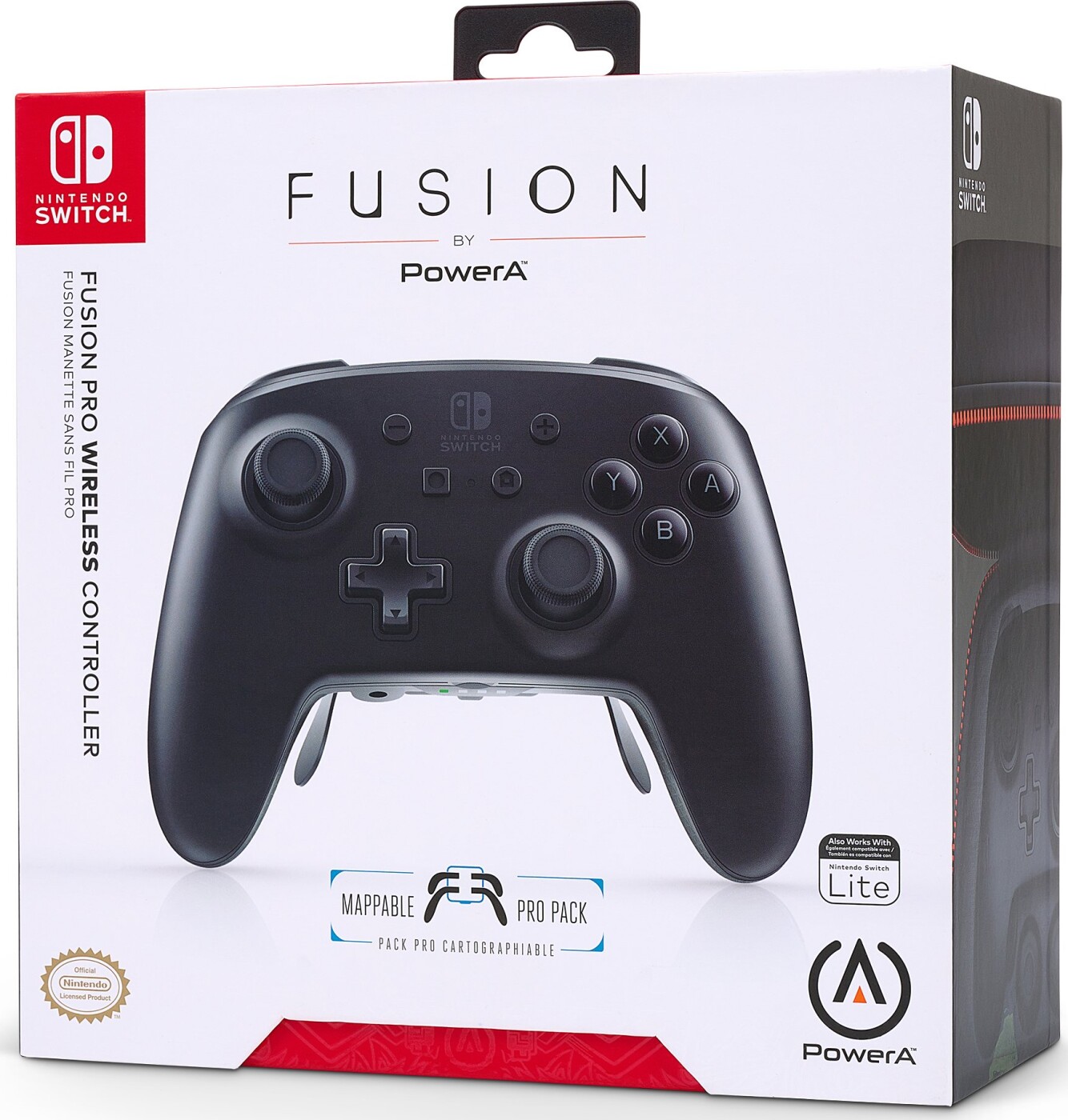 Powera Fusion Pro Wireless Controller (nintendo Switch) - White/black