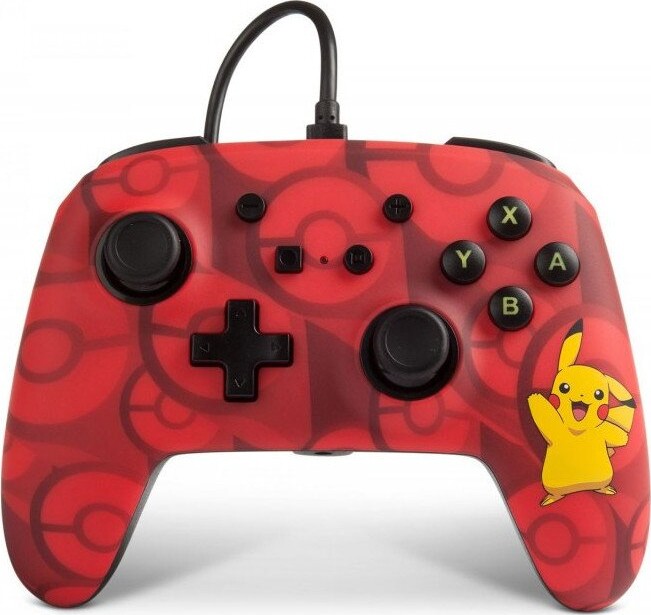 Power A - Nintendo Switch Controller Pikachu Rød