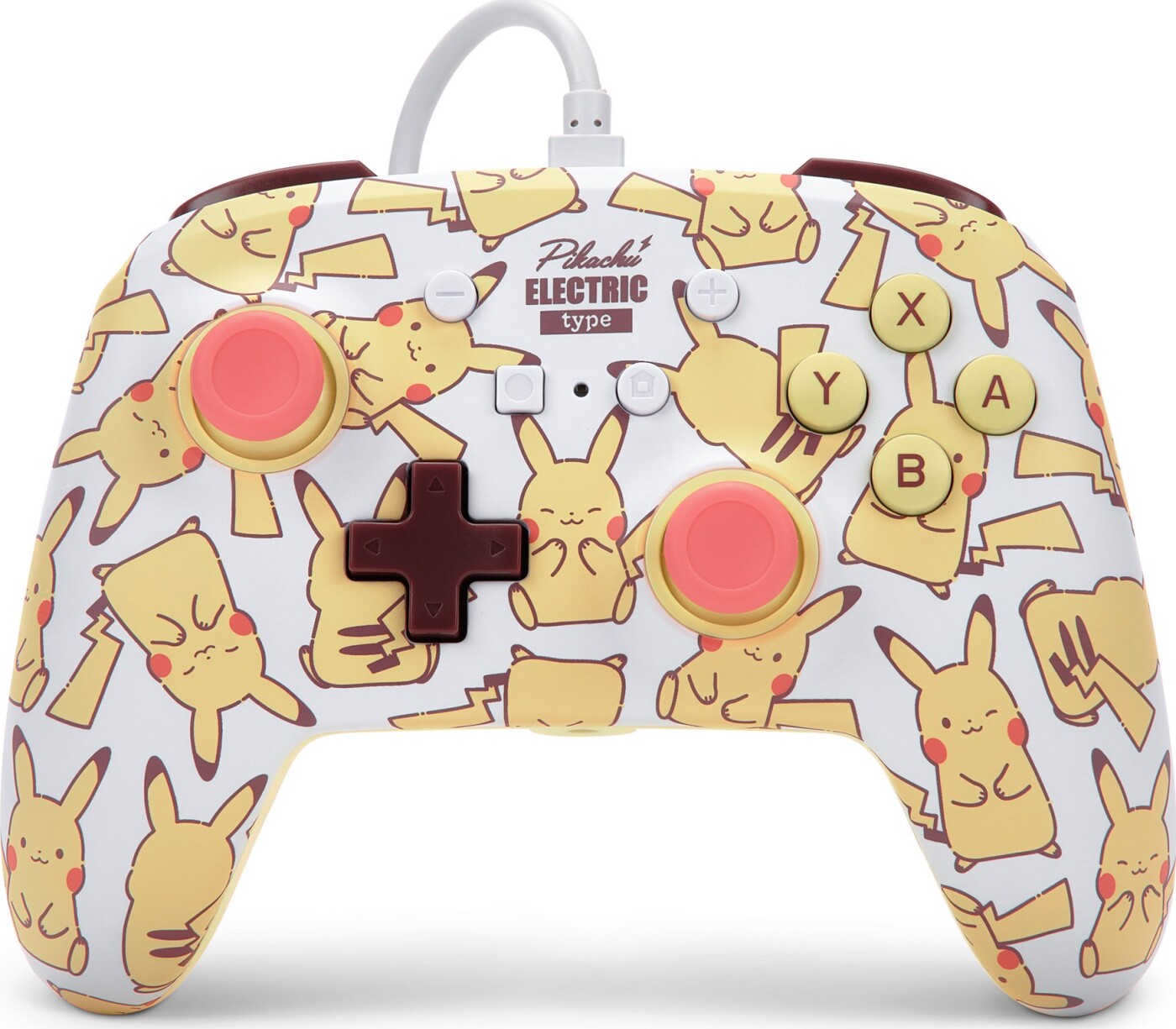 Powera Nsw Enh Wired Controller - Pikachu Blush