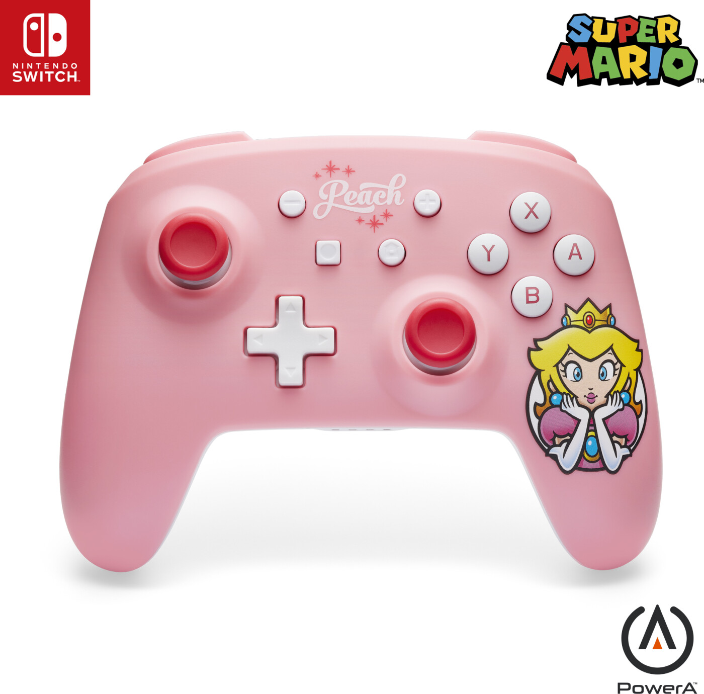 Powera Wireless Controller ? Princess Peach Pink (nintendo Switch)