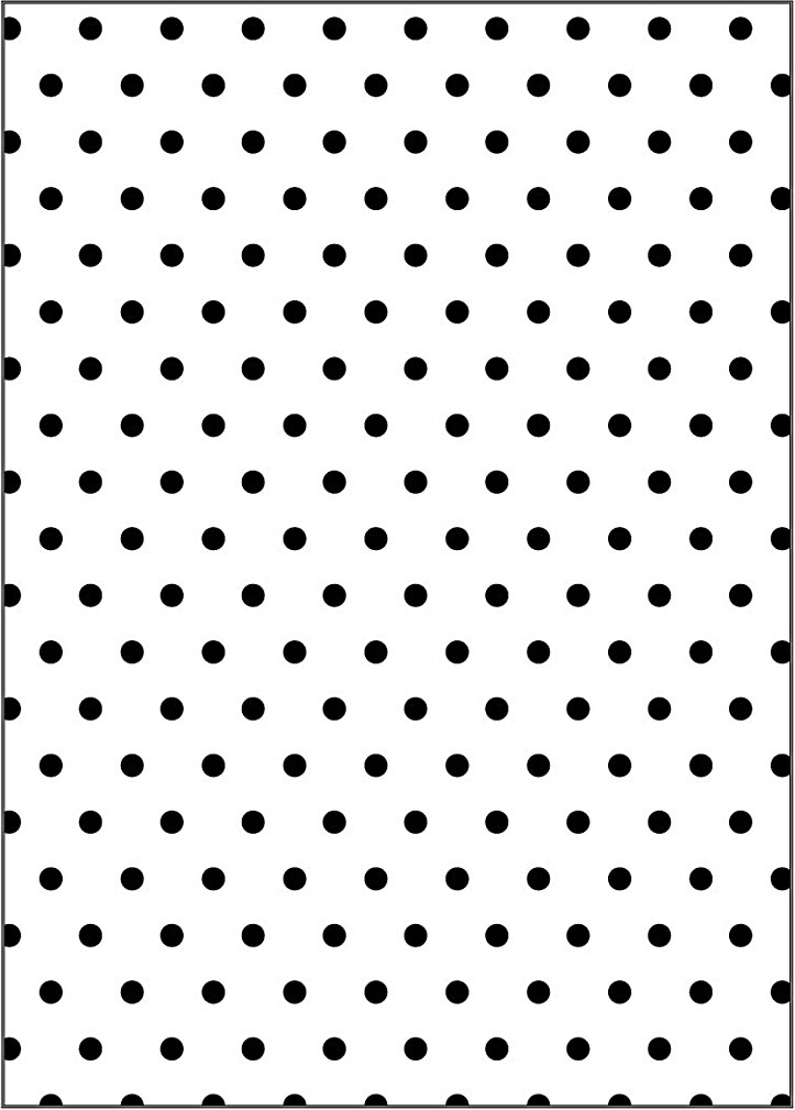 Billede af Prægeskabelon - Polka Prikker - Str. 13x18,5 Cm - Tykkelse 2 Mm - 1 Stk.