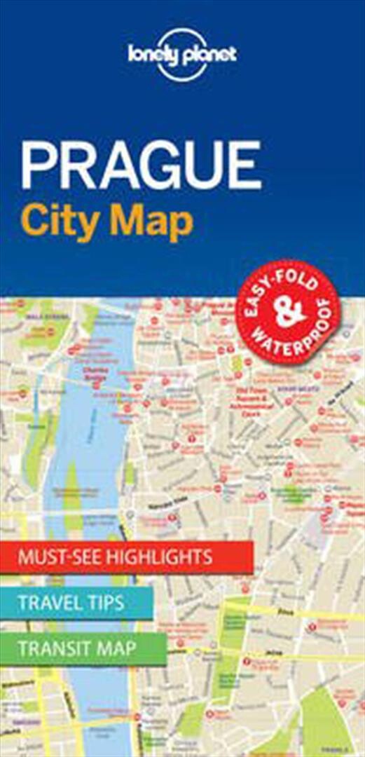 Billede af Prague City Map - Lonely Planet - English Book