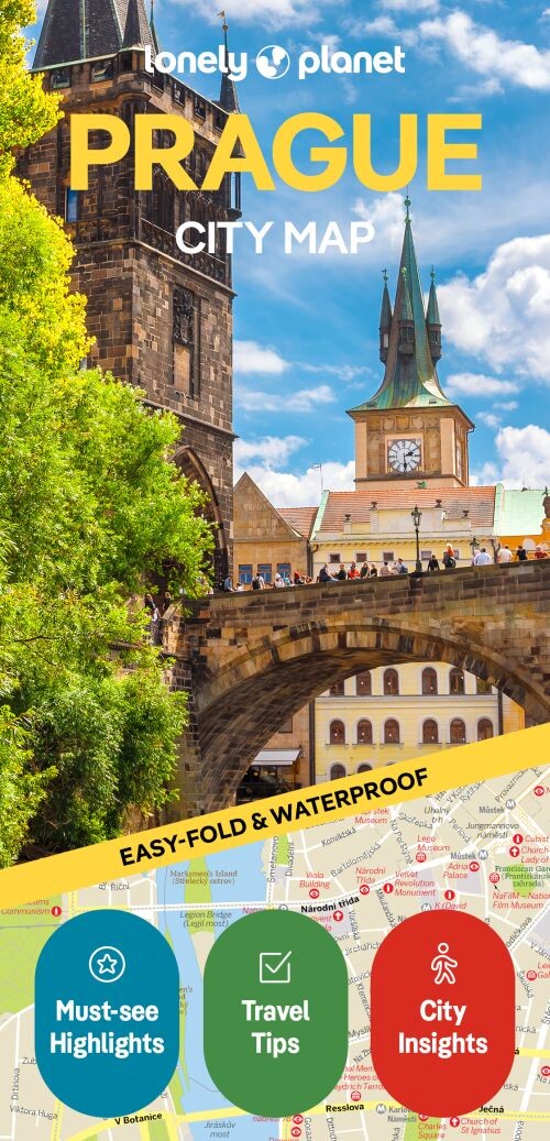 Prague City Map - Lonely Planet - English book
