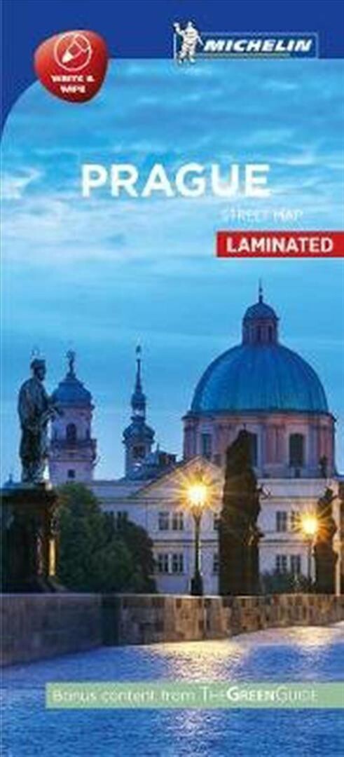 Billede af Prague Street Map Laminated - Diverse - English Book