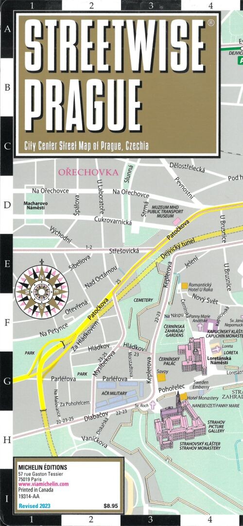 Billede af Prague Streetwise Map - Diverse - English Book