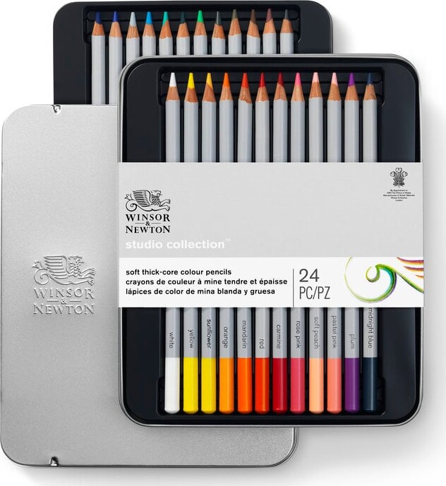 Winsor & Newton - Farveblyanter - Studio Collection - 24 Farver