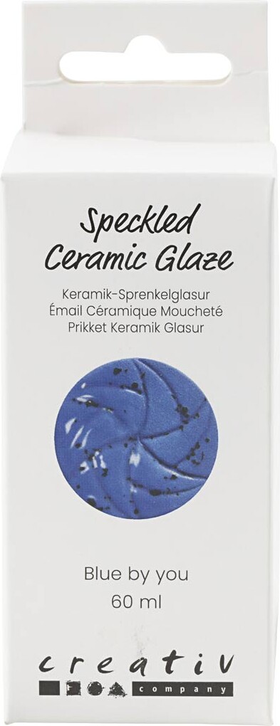Prikket Keramik Glasur - 999-1060 C - Dækkende - Blue By You - 60 Ml