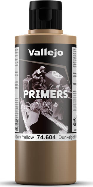 Vallejo - Surface Primer - German Dark Yellow 200 Ml