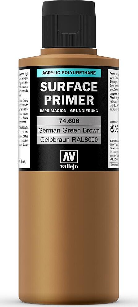 Vallejo - Surface Primer - German Green Brown 200 Ml