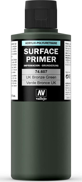 Vallejo - Surface Primer - Uk Bronze Green 200 Ml
