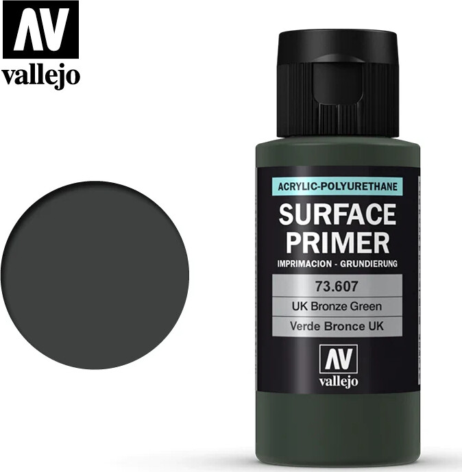 Se Vallejo - Surface Primer - Uk Bronze Green 60 Ml hos Gucca.dk