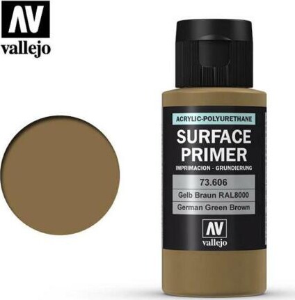 Se Vallejo - Surface Primer - German Green Brown 60 Ml hos Gucca.dk
