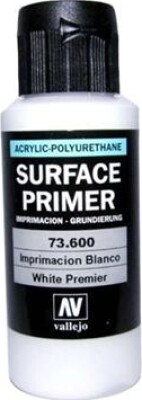 Vallejo - Surface Primer - White Premier 60 Ml