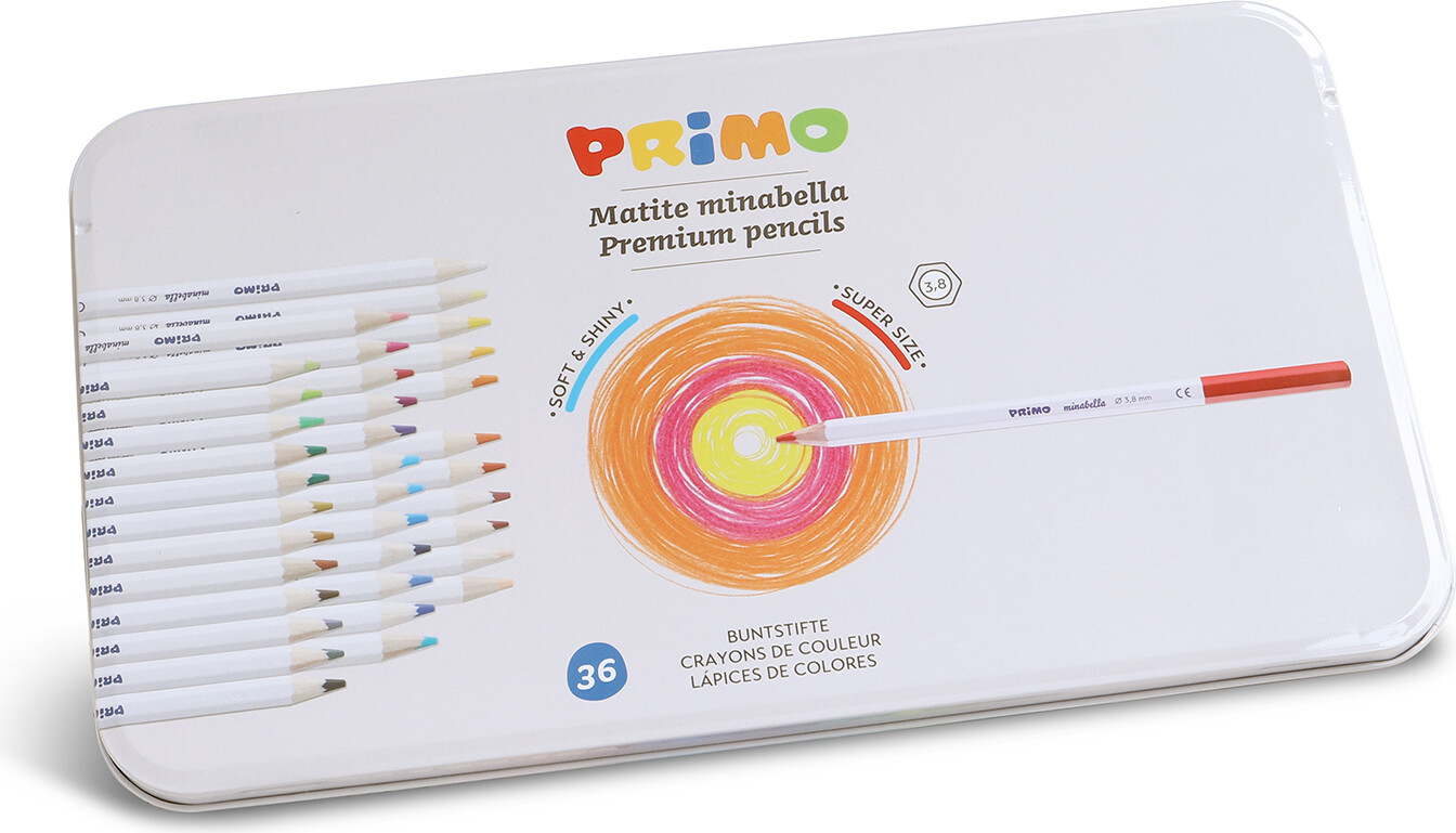 Primo - Farveblyanter 36 Stk - Minabella