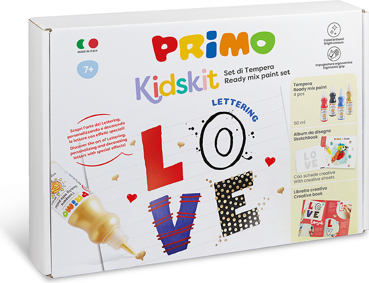 Primo - Kunstmaler Sæt - Lettering