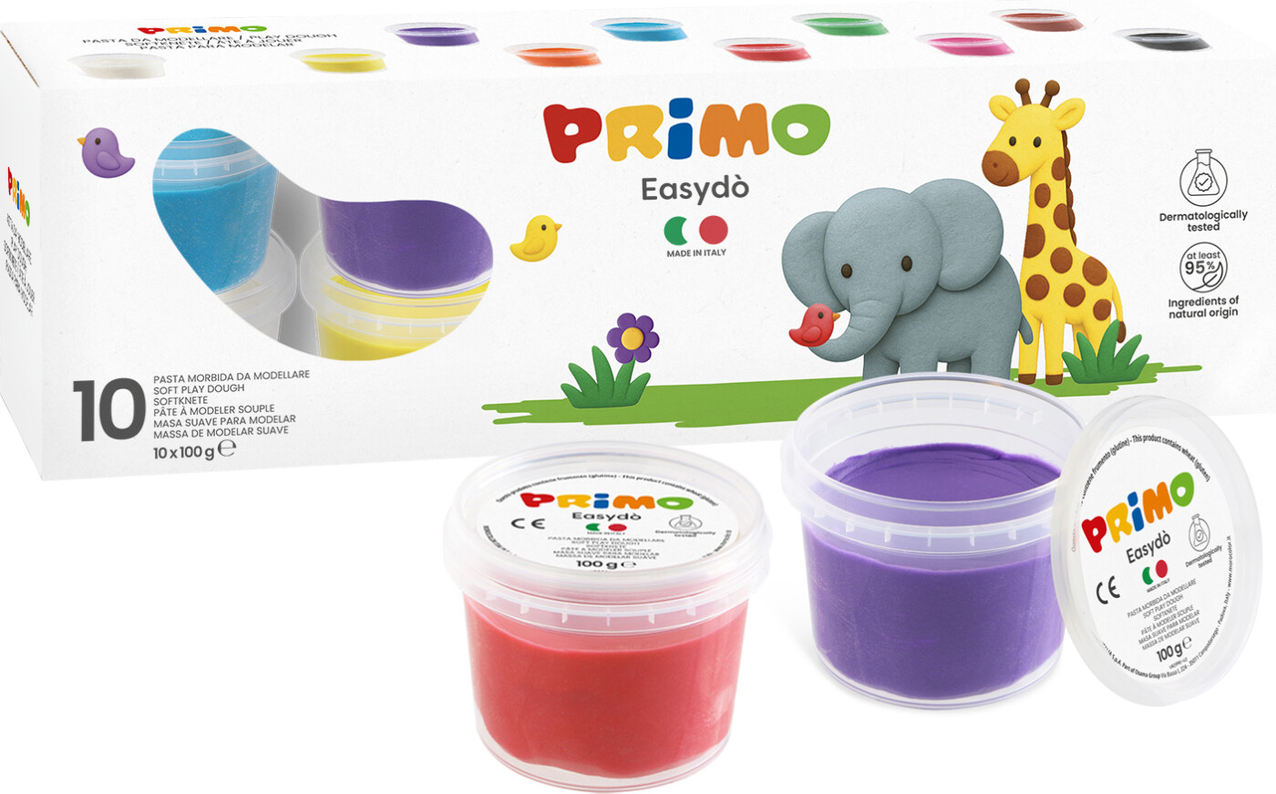 Primo - Modellervoks - 10 Bøtter 100 G