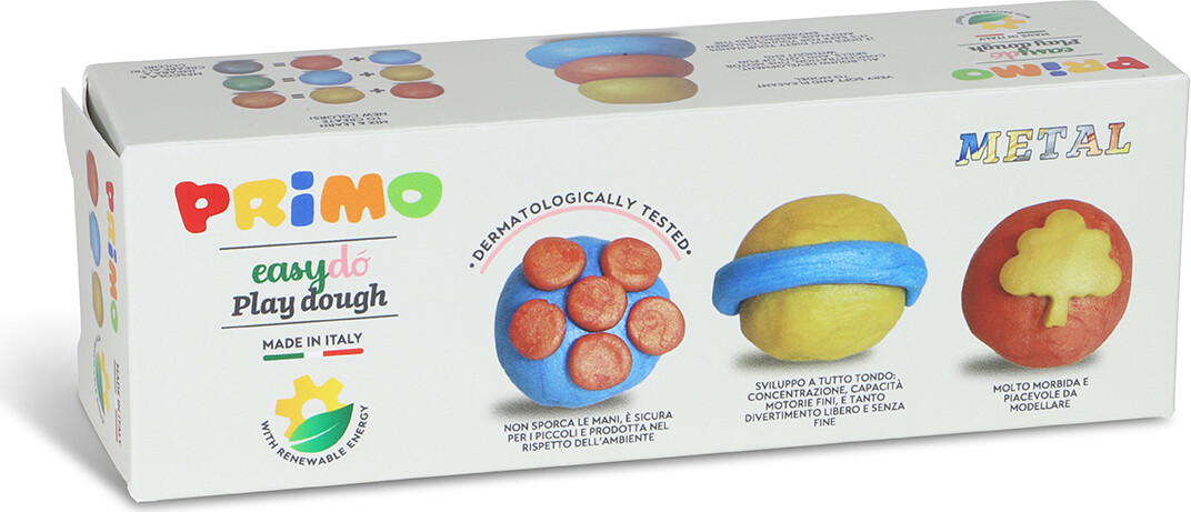 Primo - Modellervoks - 3 Bøtter 100 G - Metallic