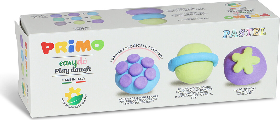 Primo - Modellervoks - 3 Bøtter 100 G - Pastel