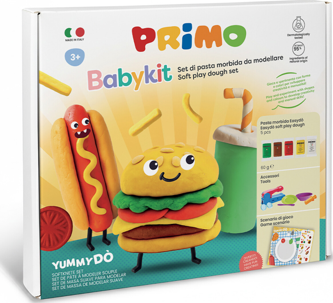 Primo - Modellervoks Sæt 60 G - Hamburger