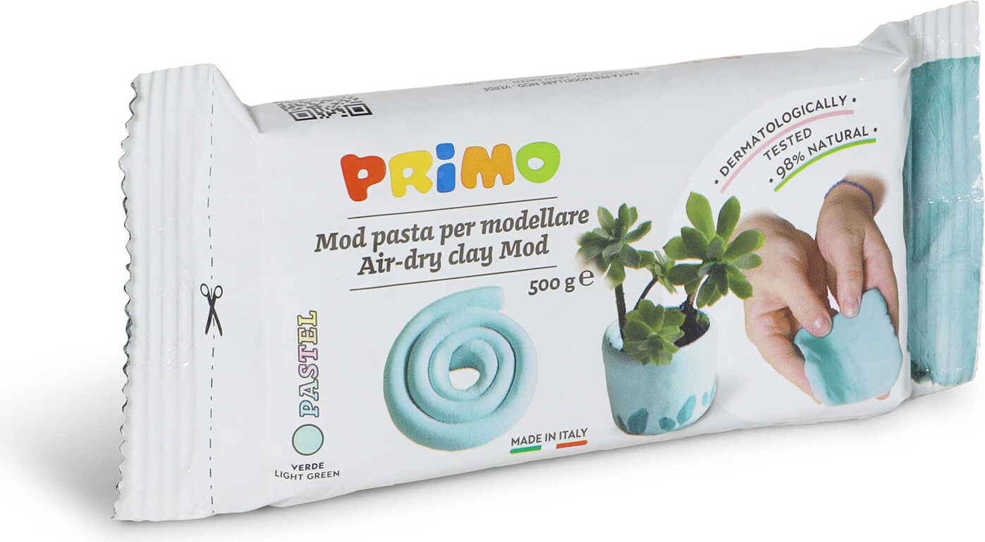 Primo Lufttørrende ler 500g Pastel Light Green