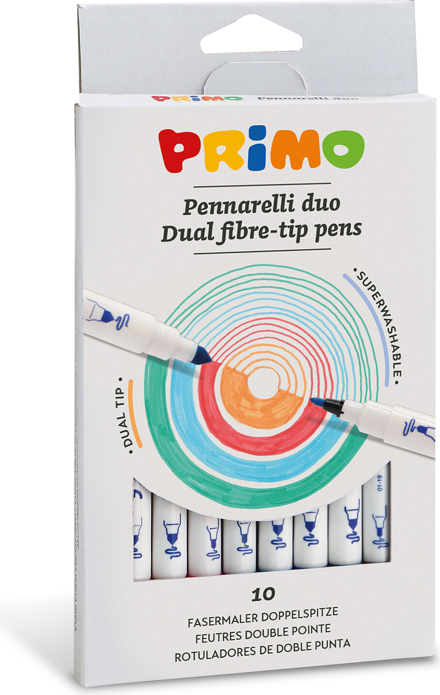 Primo - Tusser 10 Stk - Dobbeltsidet