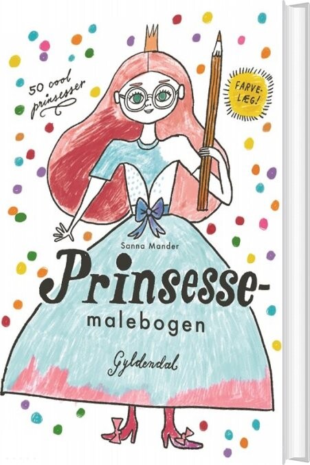 Billede af Prinsessemalebogen - Sanna Mander - Bog hos Gucca.dk