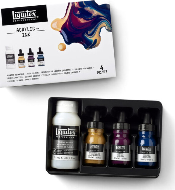 Se Liquitex - Acrylic Ink - Pro Ink Explore Deep Colours hos Gucca.dk