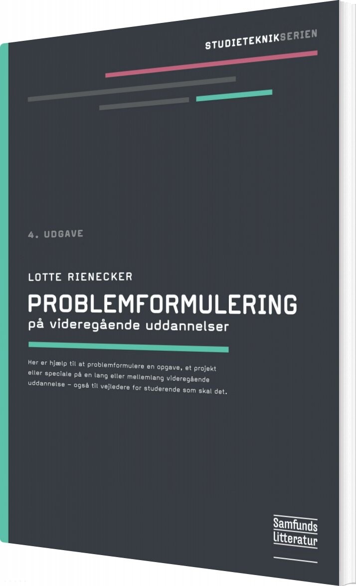 Billede af Problemformulering - Lotte Rienecker - Bog