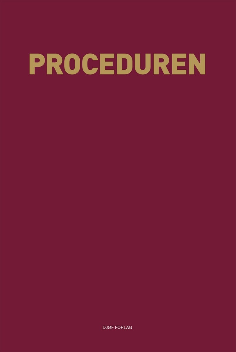 Proceduren - Håkun Djurhuus - Bog