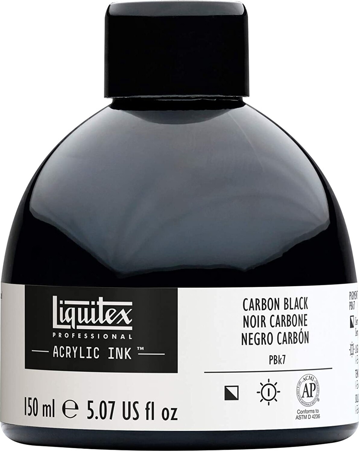 Se Liquitex - Acrylic Ink - Carbon Black 150 Ml hos Gucca.dk