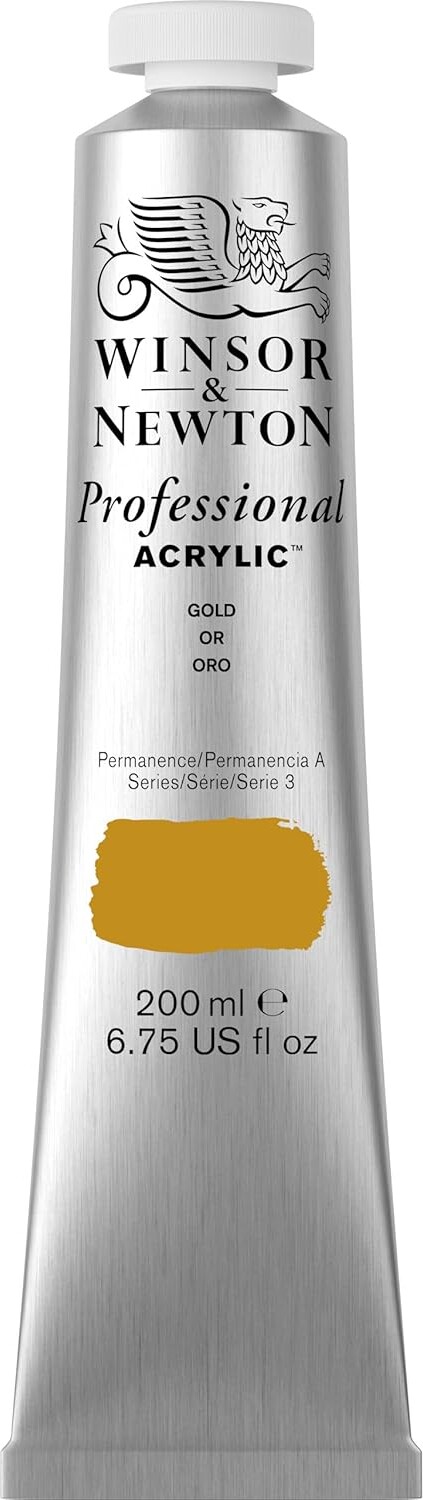 Winsor & Newton - Akrylmaling - Gold 200 Ml