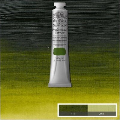 Winsor & Newton - Akrylmaling - Permanent Sap Green 200 Ml
