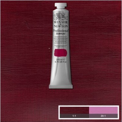 Winsor & Newton - Akrylmaling - Quinacridone Violet 200 Ml