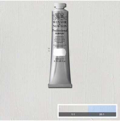 Billede af Winsor & Newton - Akrylmaling - Titanium White 200 Ml