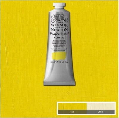 Winsor & Newton - Akrylmaling - Bizmuth Yellow 60 Ml