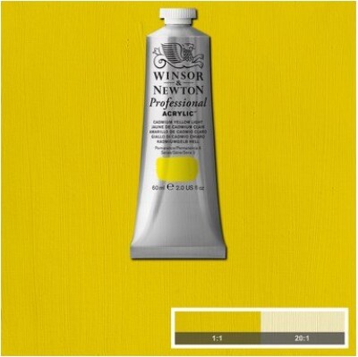 Winsor & Newton - Galeria Akrylmaling - Cadmium Yellow Light 60 Ml