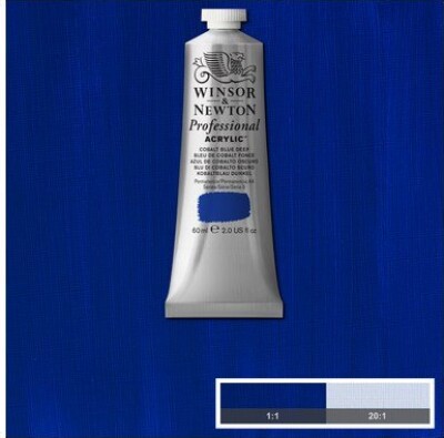 Winsor & Newton - Akrylmaling - Cobalt Blue Deep 60 Ml