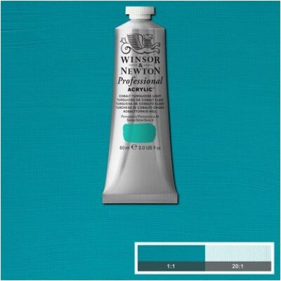 Winsor & Newton - Akrylmaling - Cobalt Turquoise Light 60 Ml