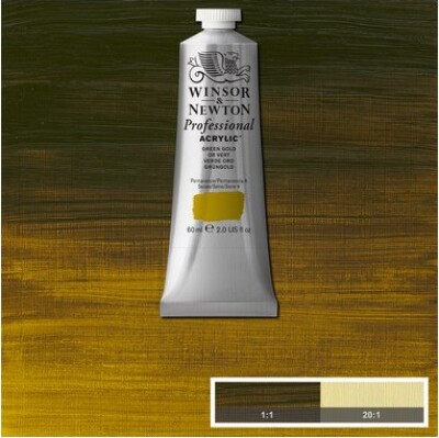 Winsor & Newton - Akrylmaling - Green Gold 60 Ml