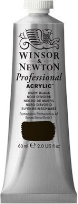 Winsor & Newton - Akrylmaling - Ivory Black 60 Ml