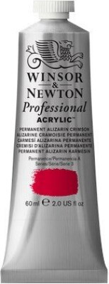 Winsor & Newton - Akrylmaling - Permanent Alizarin Crimson 60 Ml