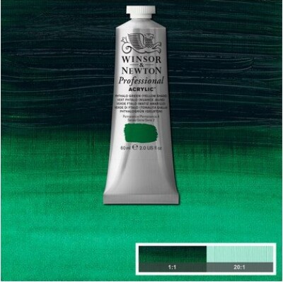 Winsor & Newton - Akrylmaling - Phthalo Green Yellow Shade 60 Ml