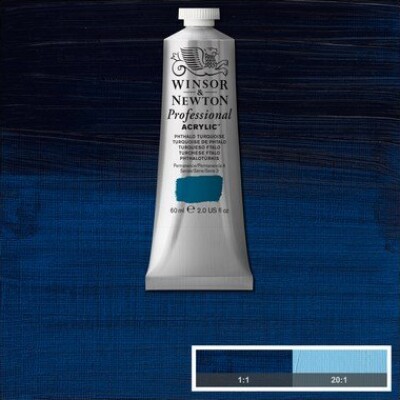 Winsor & Newton - Akrylmaling - Phthalo Turquoise 60 Ml