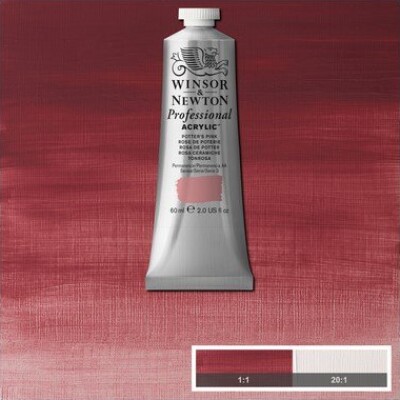 Winsor & Newton - Akrylmaling - Potters Pink 60 Ml