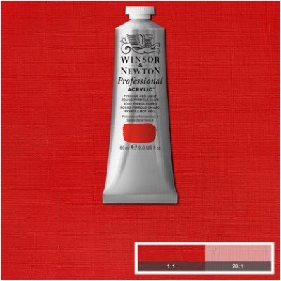 Winsor & Newton - Akrylmaling - Pyrrole Red Light 60 Ml
